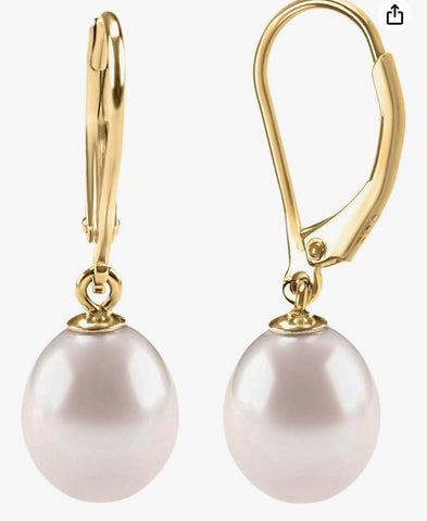 Drop Pearl Earrings