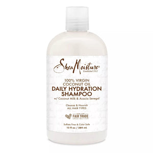 Shea Moisture 100% Virgin Coconut Oil Daily Hydration Shampoo 13 oz. - P&S Supplies - Shea Moisture Daily Hydration Coconut