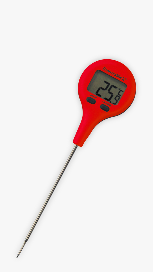 Thermomètre digital de cuisson de poche - 18 x 2.5 x 2 cm