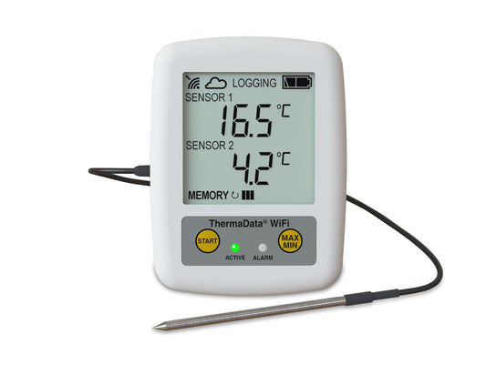 Thermomètre enregistreur Wifi - Thermistance à deux canaux externes