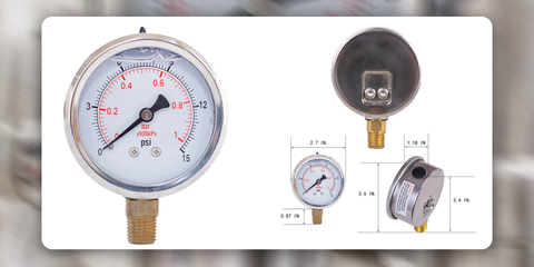Pressure gauge errors