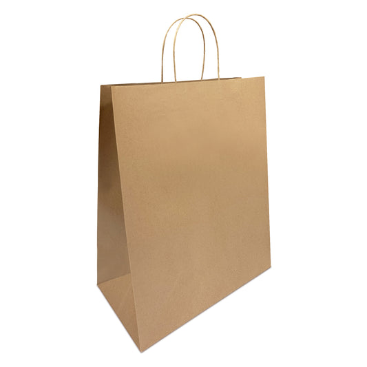 250pcs Star 13x7x13 inches Kraft Paper Bags Twisted Handles; $0.40/bag –  Kis Paper Canada