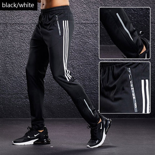 Sports and Yoga Pants for Men - Pants With Zipper Pockets Training Yoga ...