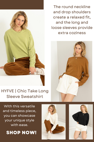 HYFVE | Chic Take Long Sleeve Sweatshirt