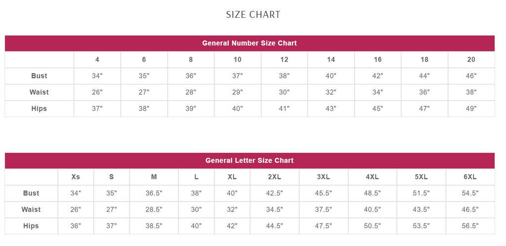 Heyson Sizing Chart