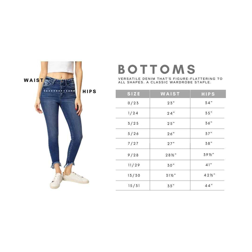 Kancan USA Bottoms Size Chart