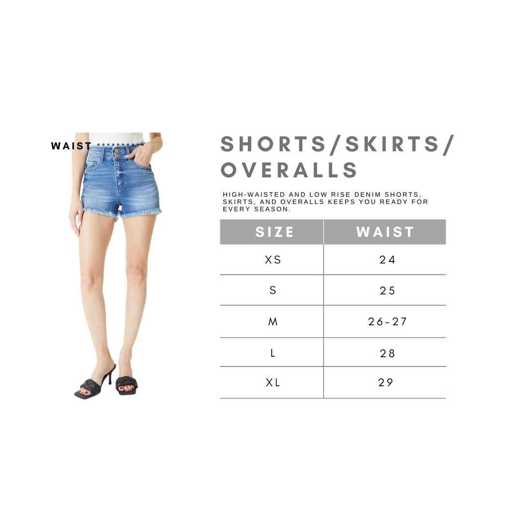 Kancan USA Shorts Size Chart