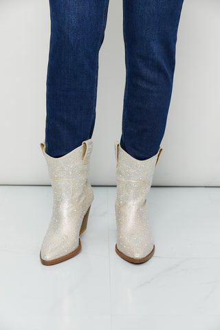 Forever Link Glitter Pointed Toe Booties