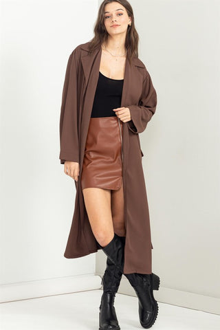 HYFVE | Keep Me Close Belted Womens Trench Coat