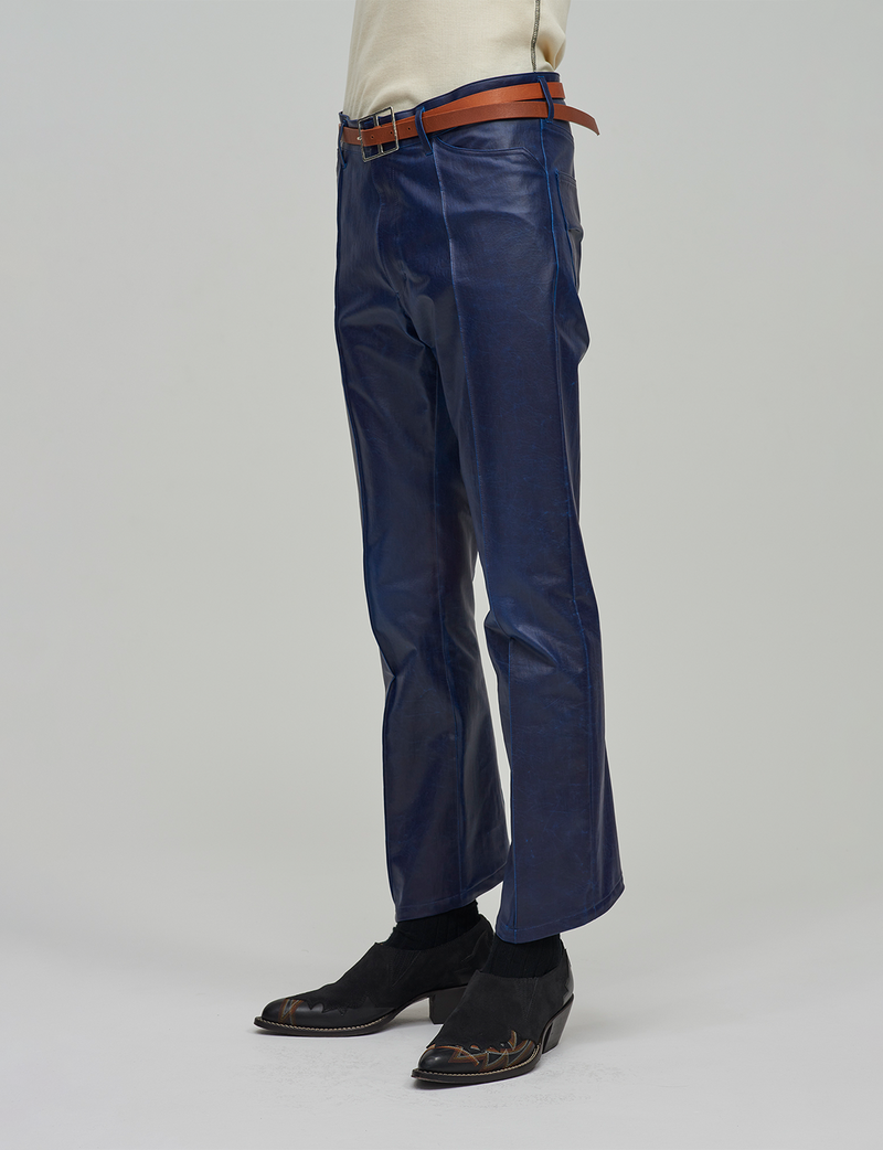 BED jw Ford - Chameleon Coating Trousers – Navy – THE CONTEMPORARY