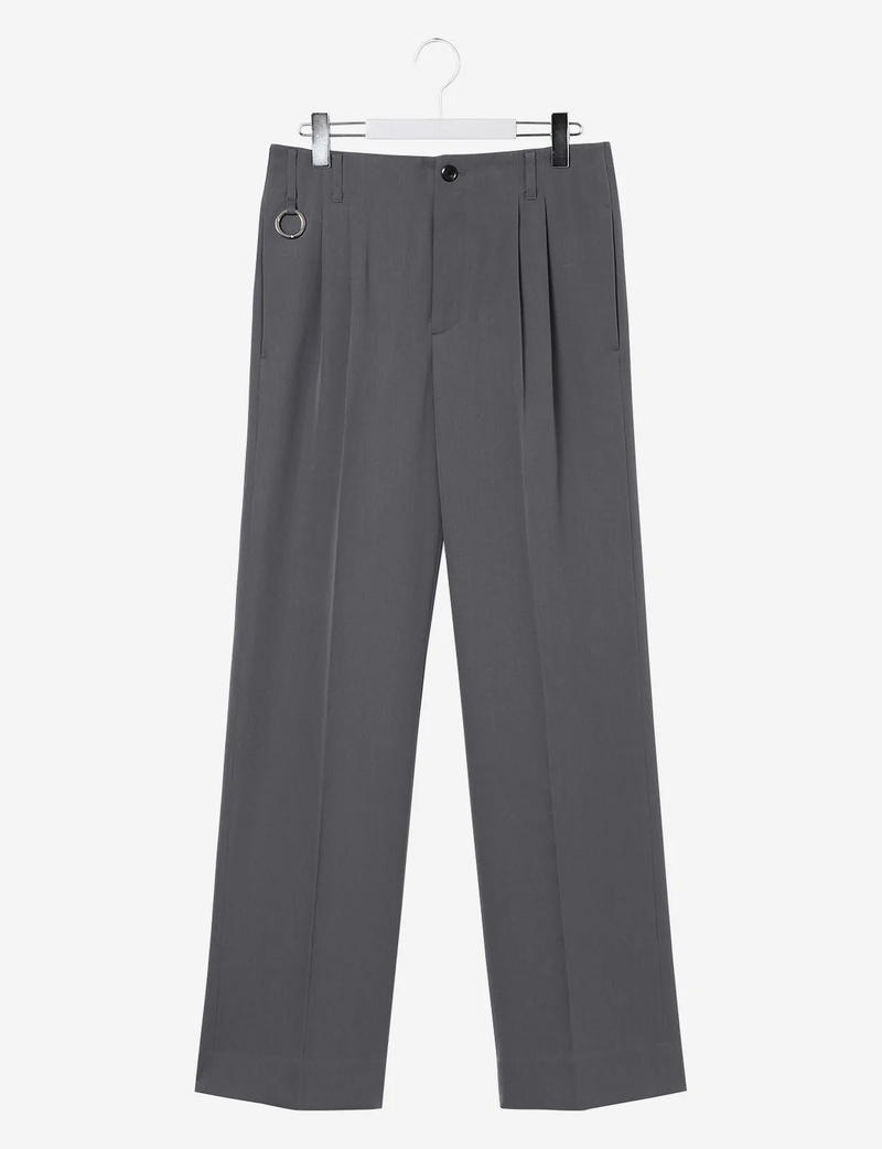 QUINN / Wide Tailored Pants / gray