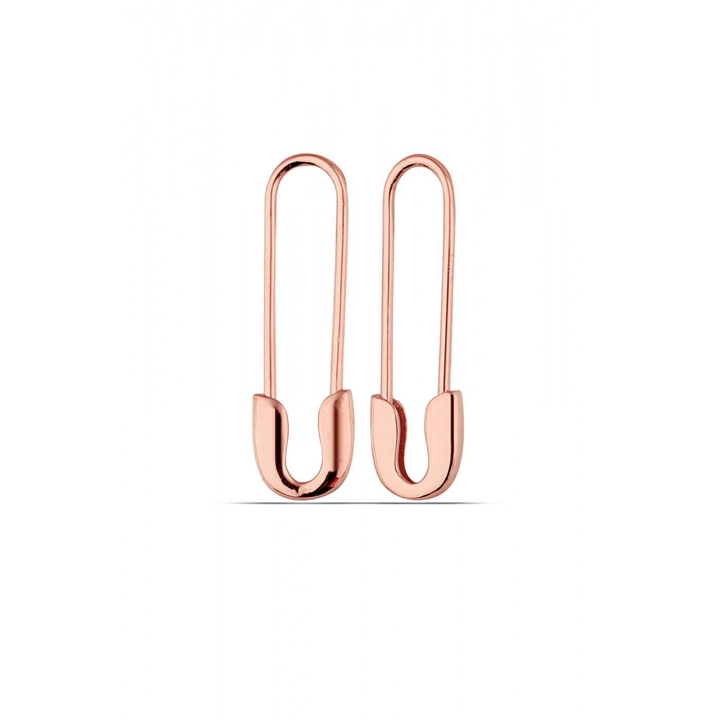 Sterling Silver Safety Pin Earring