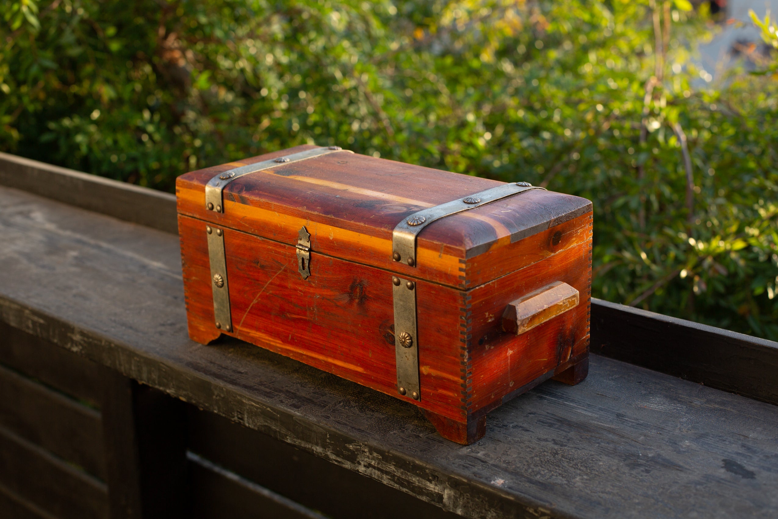 Wooden Western Keepsake Box