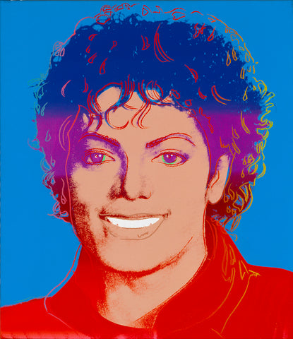 Tableau Michael Jackson by Andy Warhol 1984