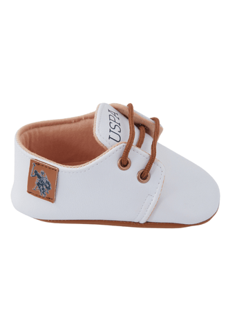 Pantofi Albi cu Siret 1302 Us Polo Assn