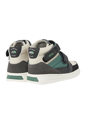 Black and Green Sports Boots for Boys 42439 Mayoral