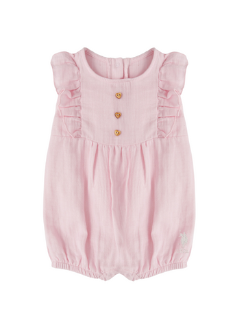 Short Pink Muslin Overalls 1983 V1 Us Polo Assn