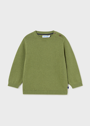 Green Sweater with Buttons on Umar for Boys 351 Mayoral