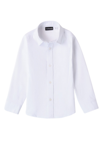 White Shirt with Long Sleeves for Boys 7130 Sarabanda
