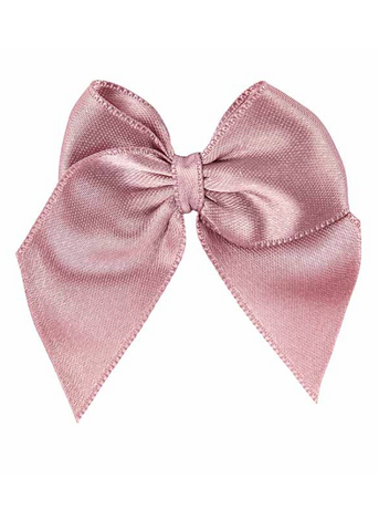 Powder Pink Satin Bow Hair Clip 50957000 col 526 Condor