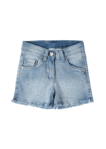 Pantaloni Denim Scurti pentru Fete 8318 Saraband