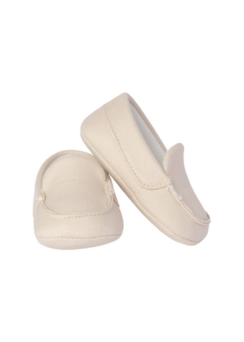 Beige Moccasins for Boys 8300 Minibanda