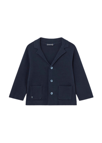 Navy Blue Jacket with Lapel and Buttons for Boys 1443 Mayoral