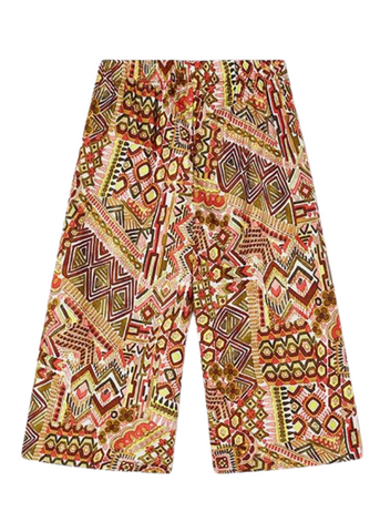 Long Pareo Pants with Grena Print for Girls 3536 Mayoral