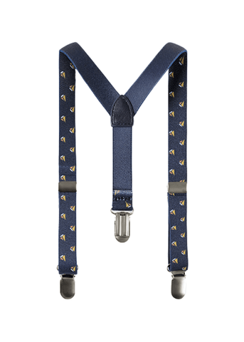 Navy Blue Braces with Orange Boats 10680 Mayoral