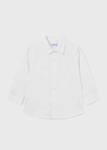 White Long Sleeve Shirt for Boys 124 Mayoral