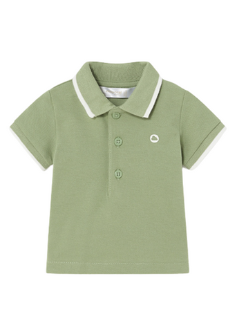 Green and White Polo Shirt for Boys 190 Mayoral