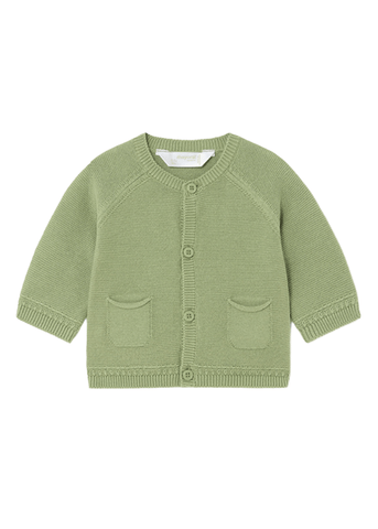 Green Knitted Cardigan with Buttons 1380 Mayoral