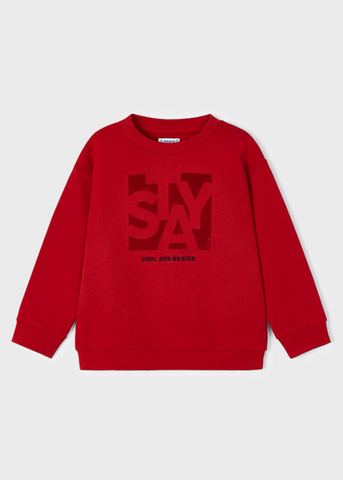 Red Long Sleeve Sport Blouse for Boys 4420 Mayoral