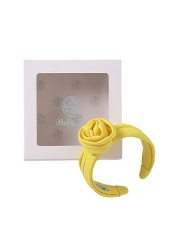 Wide Yellow Headband 5424 Abel & Lula