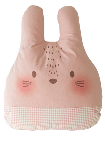 Pink Bunny Pillow in Organic Cotton S26364 28 x 37 cm Kitikate