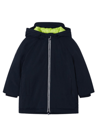 Parka Jacket for Boys, Navy Blue with Zipper 4442 Mayoral