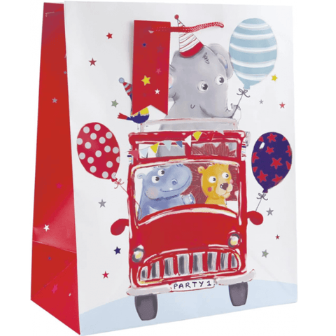 Baby Gift Bag: Elephant and Balloons