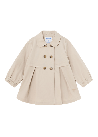 Beige Pleated Trench 1439 Mayoral