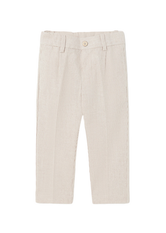 Long Pants Beige Linen Mix with Cotton for Boys 1547 Mayoral