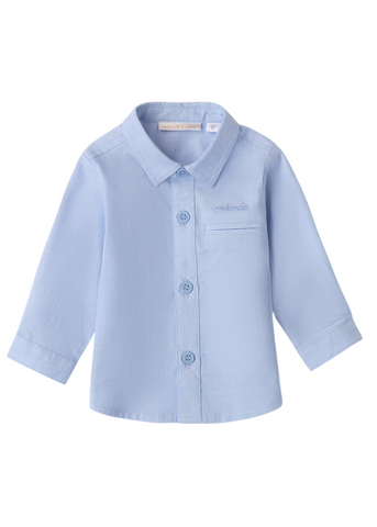 Blue Shirt with Long Sleeves for Boys 8641 Miniband