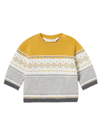 Yellow and Gray Sweater for Boys 2305 Mayoral