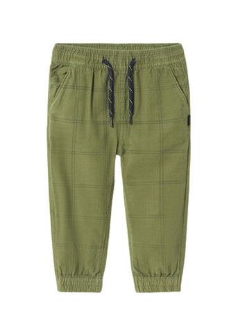 Long Pants for Boys, Green Reiat with Drawstring Waist 2536 Mayoral