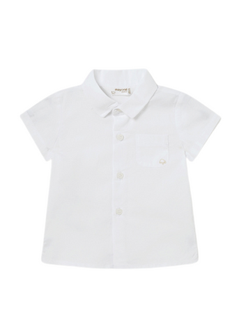 White Shirt with Short Sleeves for Boys 1194 Mayoral