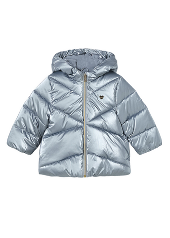 Fas Bleu Metallic Jacket for Girls 2421 Mayoral