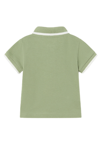 Green and White Polo Shirt for Boys 190 Mayoral