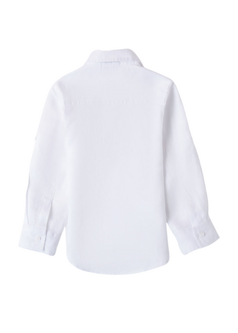 White Long Sleeve Adjustable Shirt for Boys 8003 Sarabanda