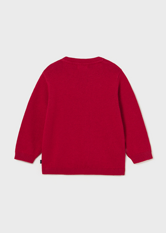 Red Sweater with Buttons on Umar for Boys 351 Mayoral