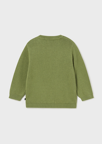 Green Sweater with Buttons on Umar for Boys 351 Mayoral