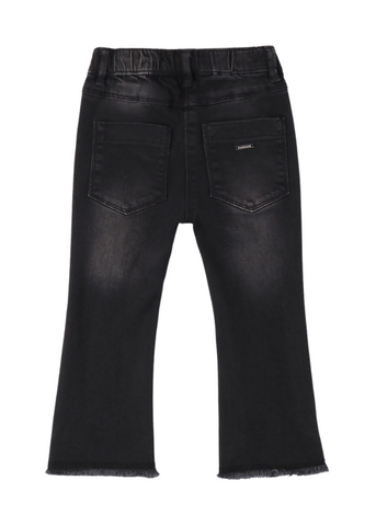 Denim Flare Pants for Girls, Black 7306 Sarabanda