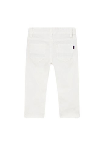White Slim Fit Long Pants for Boys 506 Mayoral